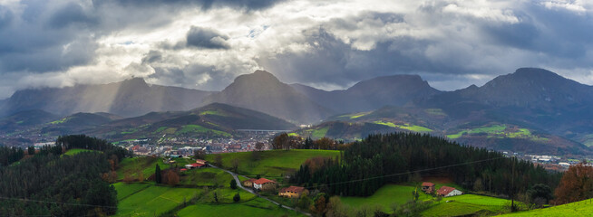 Panoramica del valle del Duranguesado