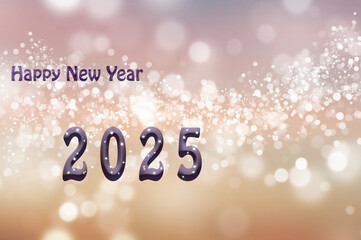 Carte de v&oelig;ux 2025 &agrave; compl&eacute;ter