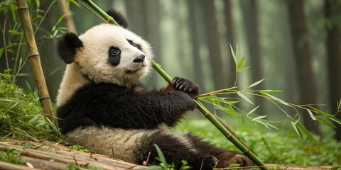 cute panda