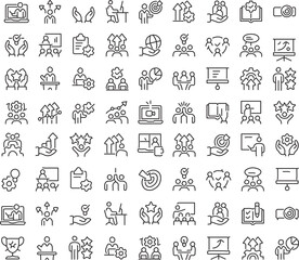 line icon set Small User Interface Line Icons Editable Stroke User Interface Simple Line Icon Set III