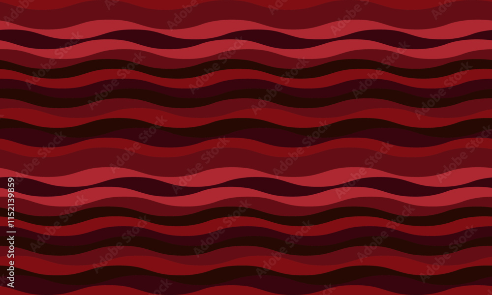 Poster abstract background with wavy stripes in vibrant colors, creating a rippled, liquid effect. smooth c