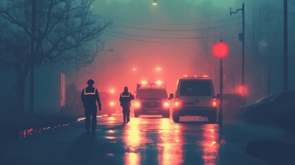 Emergency Medical Responders in Urban Fog