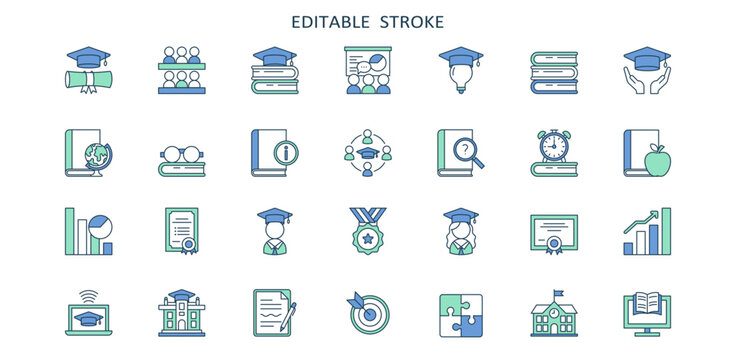A colorful array of icons highlights the importance of inclusive learning programs, ensuring school accessibility and special education for students with diverse needs and abilities
