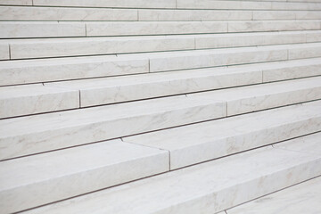 White marble stone steps background texture, outside US Supreme Court building, Washington DC, USA