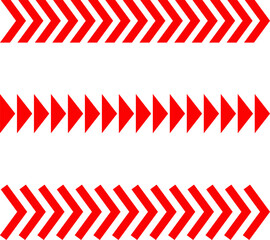 Sideways set. Linear signs collection. Arrow Design. Design elements for your web, app, presentations, etc. Striped direction. Vector illustration.