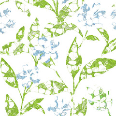 Flower seamless patterns