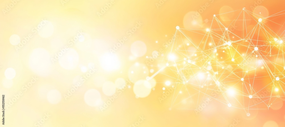 Poster network connections and communication technology. abstract design with soft background