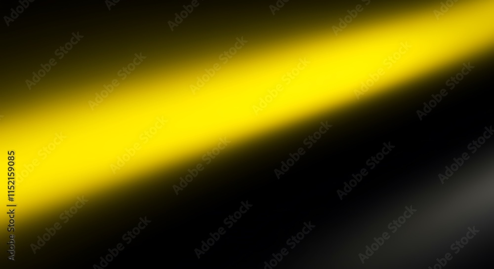 Poster smooth yellow black gradient diagonal color transition. dark to light blur ombre.