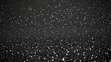 Obraz premium Asphalt surface with a sparkling texture and dark tones, ideal for urban backgrounds, posters, and creative designs.