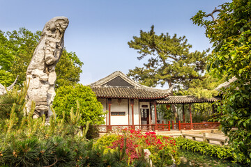 Chinese garden in Shanghai, China