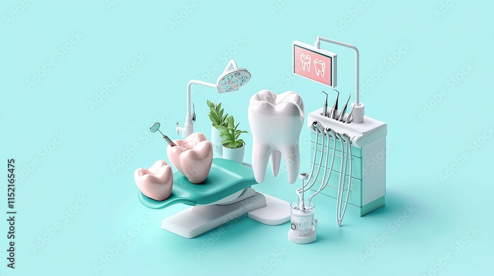 Poster infographic visualizing how iot technology improves infection control in dental clinics by featuring