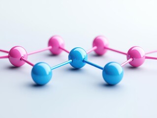 Obraz premium Dynamic network of interconnected businesses evolving in realtime, symbolizing adaptability in partnerships