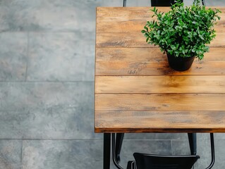 Urban cafe where workspaces shift and adapt, showcasing dynamic flexibility in contemporary business setups