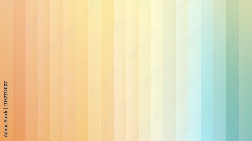 Poster soft pastel hues blend seamlessly, forming a calming backdrop of vertical stripes, perfect for addin