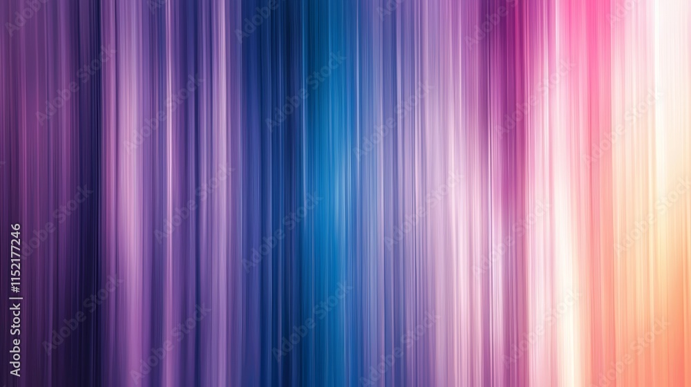Poster colorful abstract background showcasing vertical stripes of light, creating a vibrant and dynamic de