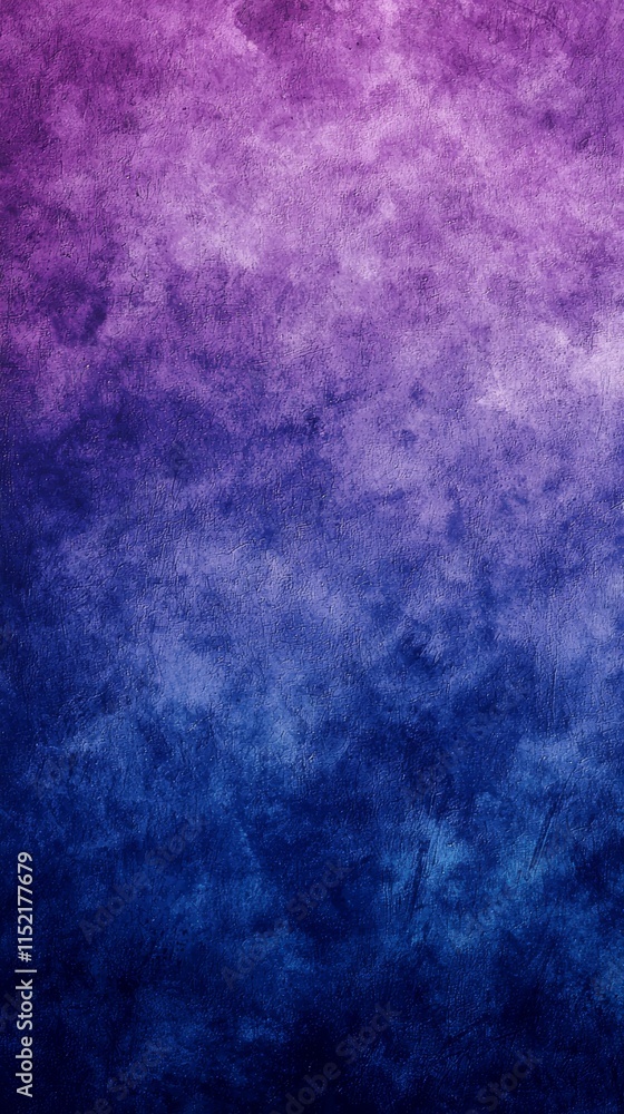 Poster creating a rich gradient effect with vibrant shades of purple and blue, this textured background add