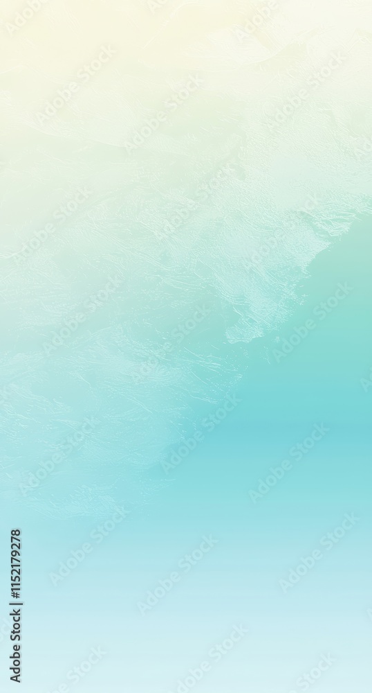 Poster light blue and beige gradient background featuring a subtle brushstrokes texture, creating a soft an