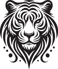 Obraz premium Tiger Vector Illustration - Bold and Dynamic Design