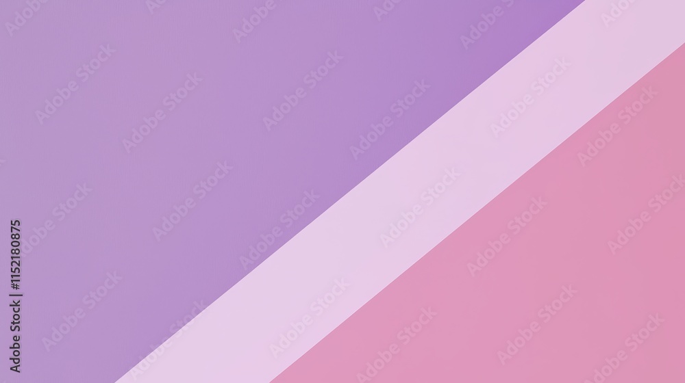 Poster purple, pink and lavender diagonal stripes creating a modern abstract background with a clean and si