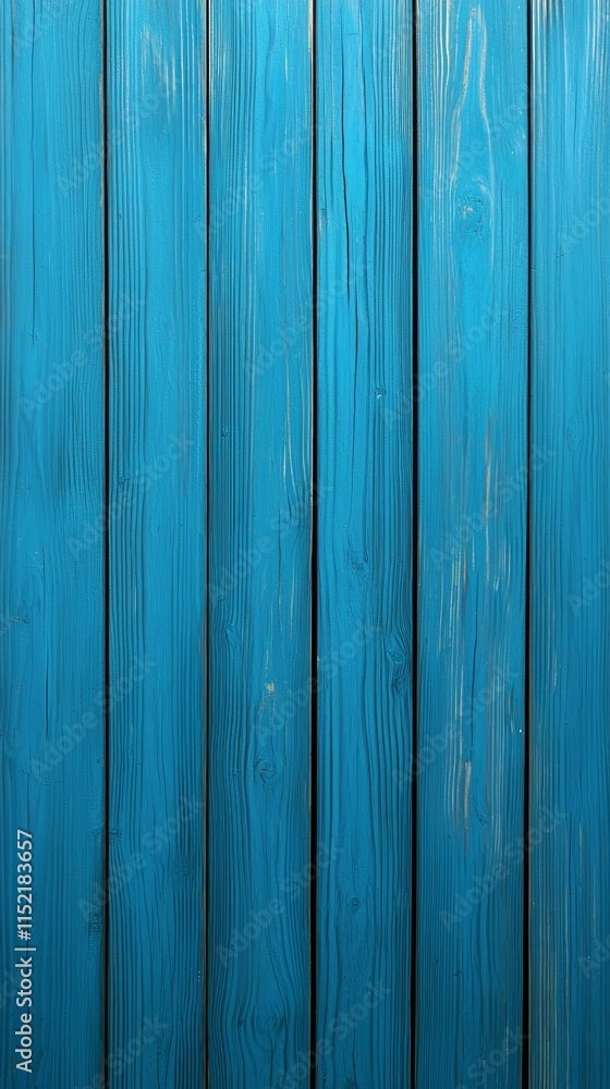 Poster vertical wooden boards painted in light blue color creating a rustic and textured background, ideal 