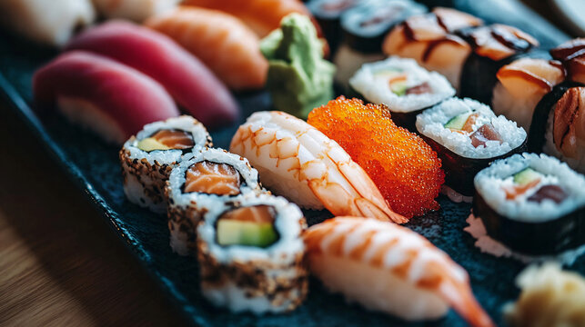 Delicious Sushi Platter