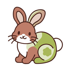 Fototapeta premium Easter Bunny Icon