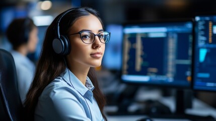 Urban Dispatch Center with Diverse Personnel in Action