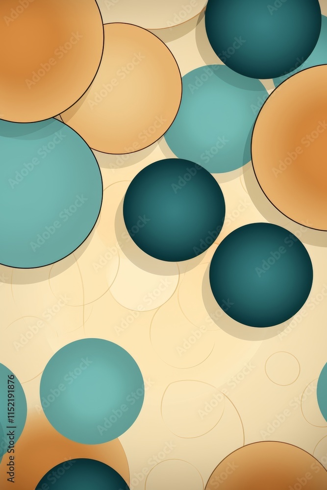 Aufkleber abstract background design featuring bold geometric shapes in contrasting colors with text space
