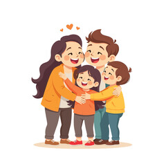 People and Emotions Concept Vector Illustration