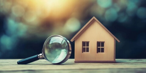Obraz premium Navigating the housing market: the importance of examining potential homes closely.