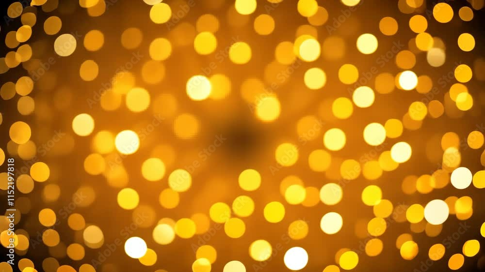 Poster mesmerizing golden light trails swirl against a black backdrop. sparkling particles evoke elegance a