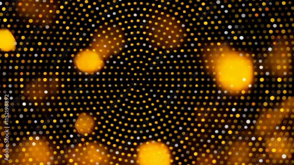 Leinwandbilder mesmerizing golden light trails swirl against a black backdrop. sparkling particles evoke elegance a