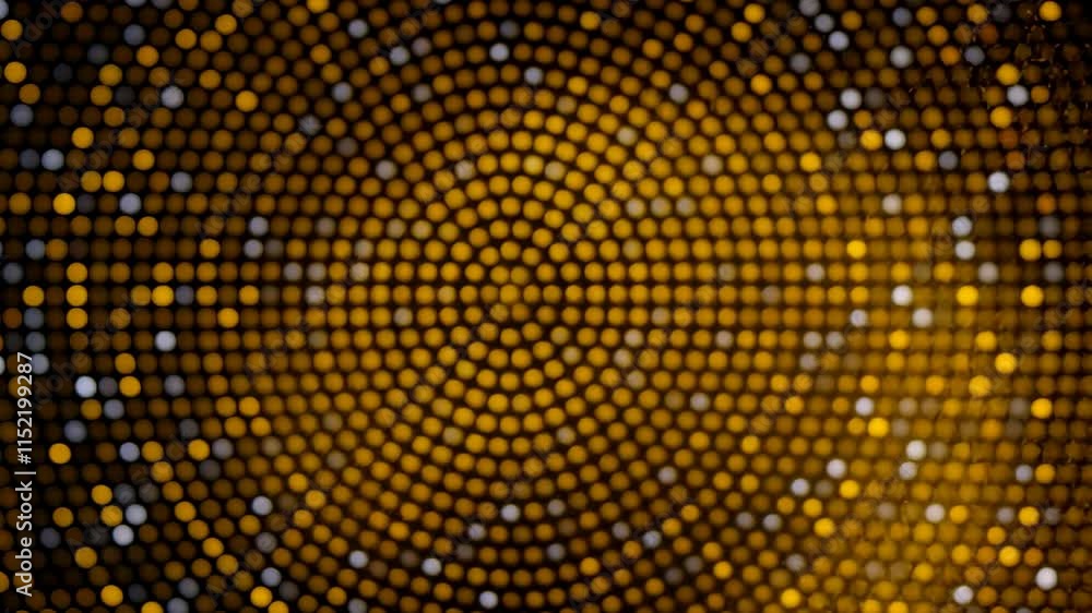 Poster mesmerizing golden light trails swirl against a black backdrop. sparkling particles evoke elegance a