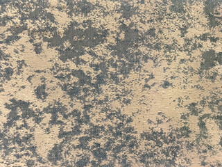 Random design with abstract washed and spots pattern, in blue, grey, and beige color. Random washed spotted pattern carpet rug seamless background texture