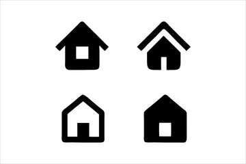 Houses icons set