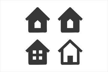 Fototapeta premium Houses icons set