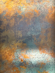 Oxidized rough textured metal surfaces, sprayed with acid to make some corrosion effect or rustic finishes. Industrial design feel, old iron plate. Seamless background texture.