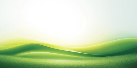 Serene Green Hills Abstract Nature Background Wallpaper