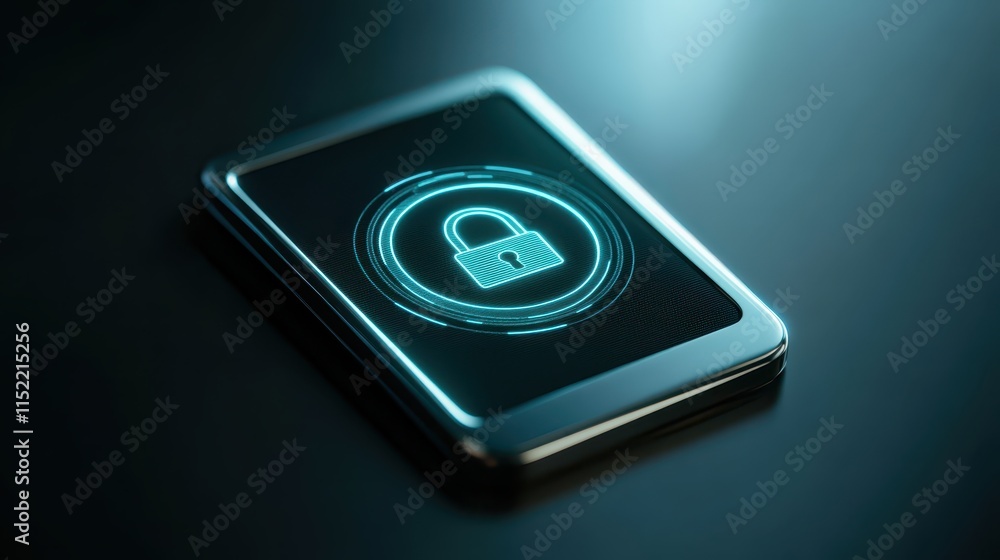 Aufkleber enhanced smartphone security, protecting your mobile device with lock screen feature for data privac