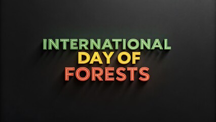 Obraz premium nternational Day of Forests