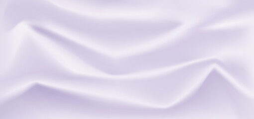 Texture of pink silk. Closeup fabric with smooth pleats background. Texture of textile pattern. Realistic Vector 3D illustration design for product advertising.