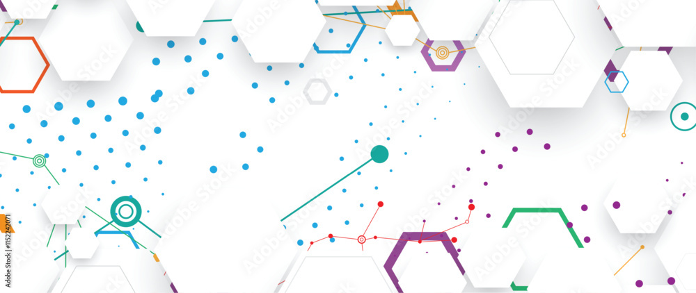 Poster abstract geometric background. for scientific and business presentations. vector work.