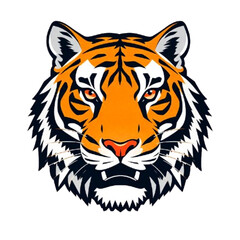 Striking Emblem of a Fierce Tiger
