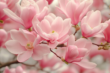 Obraz premium A vibrant blossom of first spring flowers generative ai picture