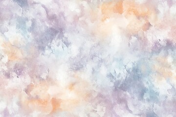 Obraz premium abstract watercolor texture blending soft tones of lavender peach and light blue