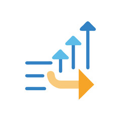  Minimal Business Arrow Icon Illustration Design