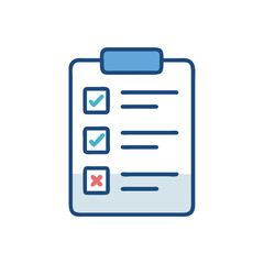 Fototapeta premium Comprehensive Business Checklist Icon Illustration Design