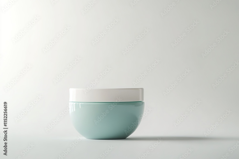 Aufkleber minimalistic stock photo of product with soft lighting ample copy space on white background perfect 