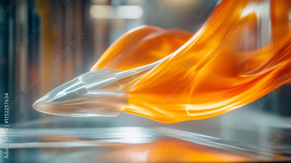 Aufkleber advanced simulation of airflow over a new model