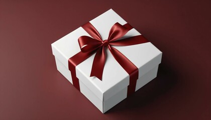 Obraz premium red gift box